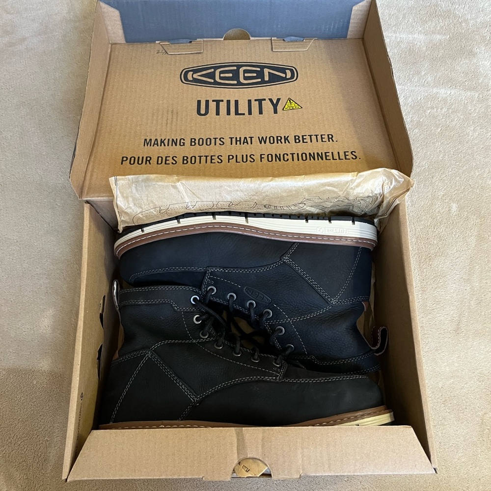 New KEEN Aluminum toe boots